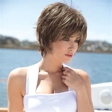 Amazon MIMAN Short Platinum Blonde Pixie Cut Wig Fluffy Short Hair