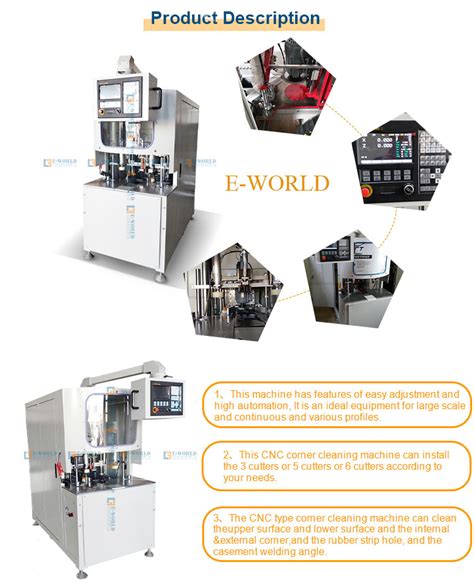 Cnc Automatic Upvc Windows Corner Clean Machine Buy Upvc Windows