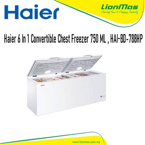 Haier 6 In 1 Convertible Chest Freezer 750ML HAI BD 788HP Lazada PH