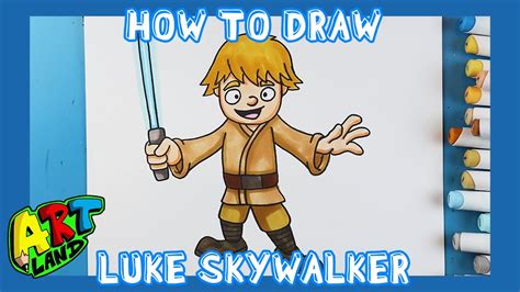 How To Draw Luke Skywalker Youtube