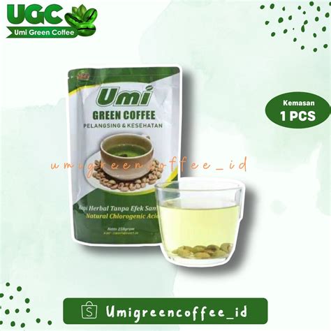 Jual Umi Green Coffee Pelangsing Original Kemasan Baru UGC Kopi