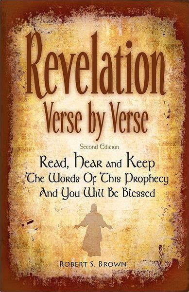 Revelation Verse By Verse Second Edition Large Print Read Hear And