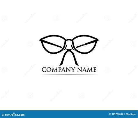 Glasses Logo Design Vector Stock Vector Illustration Of Isolated