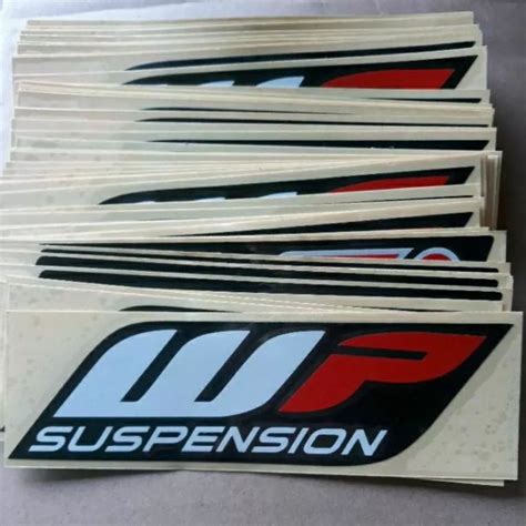 Stiker Cutting Logo WP Suspension Lazada Indonesia