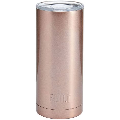 Built 20 Ounce Double Wall Stainless Steel Tumbler In Rose Gold