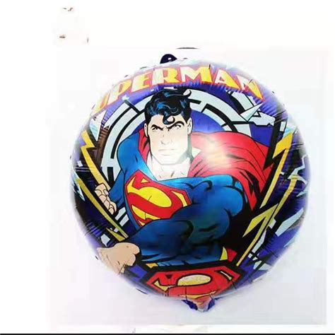 18 Inches Round Ins Style Superman Cartoon Birthday Party Decorations