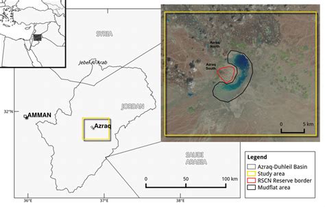 2 Shows The Position Of Azraq In Jordan With The Azraq Duhleil Basin