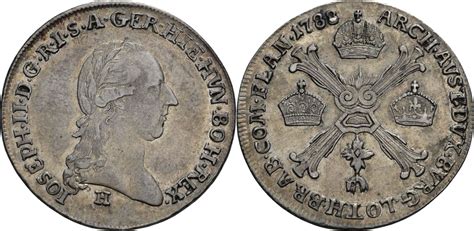 Habsburg Markgrafschaft Burgau 1 4 Kronentaler H Günzburg 1788 Josef