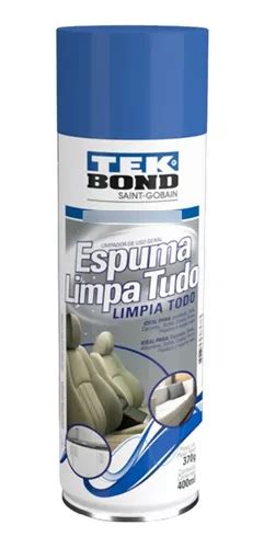 Espuma Mágica Limpa Tudo 370g 400ml Tek Bond Parcelamento sem juros