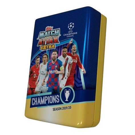 Match Attax Extra UEFA Champions League EPL Mega Tin Special Bundle