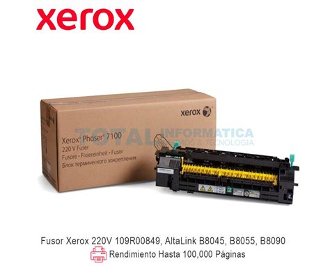 Fusor Xerox 109r00849 Altalink B8065 B8075 B8090 230v Ac