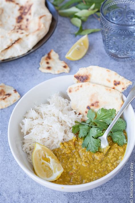 Vegan Red Lentil Dal With Coconut Milk Turmeric Delicious Everyday