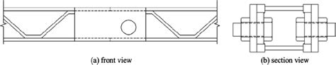 Connection Type Of Tetragonal Lattice Girder Download Scientific Diagram