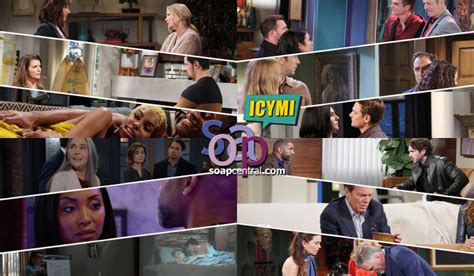 Quick Catch Up Soap Central Recaps For The Week Of February 28 To