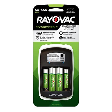 Rayovac Recharge Position Aa And Aaa Rechargeable Battery Charger