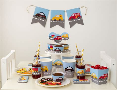 Bake And Craft Car Free Party Kit Free Printable And Twitter