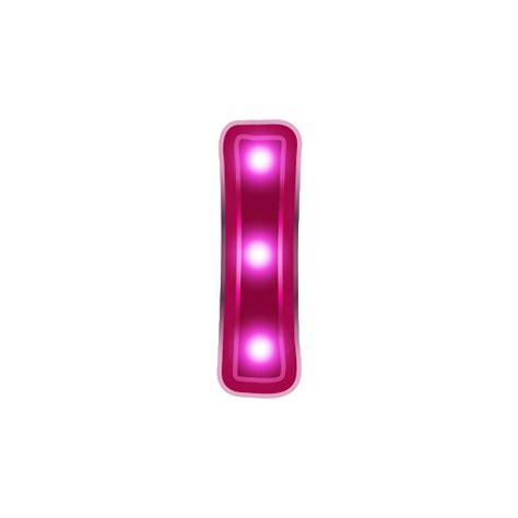 Pink Neon Alphabet Transparent Background PNG Mart