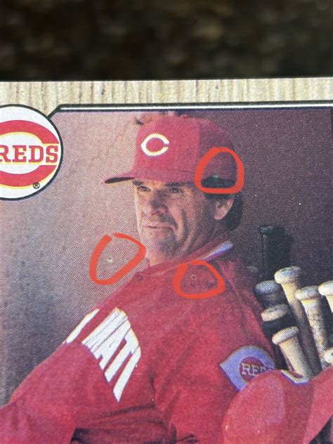 Topps Baseball Pete Rose Manager Error Card Multiple See