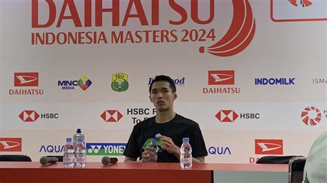 Hasil Indonesia Masters 2024 Kalah Dari Wakil Tiongkok Jonatan