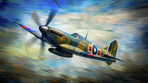 WWII fighter plane Digital Art by Fine Art Attic - Fine Art America