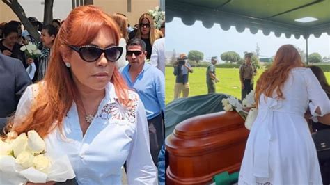 Magaly Medina Enterró A Su Padre Luis Medina En Medio De Lágrimas Y En