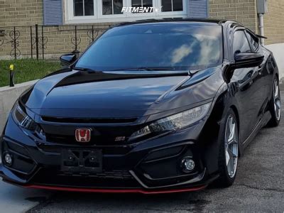 Honda Civic With X Enkei Tsr X And R Continental