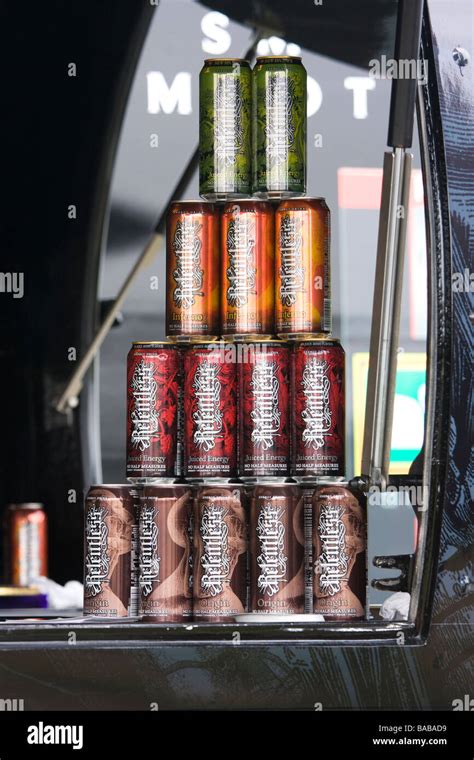 Relentless Energy Drink Cans Stock Photo - Alamy