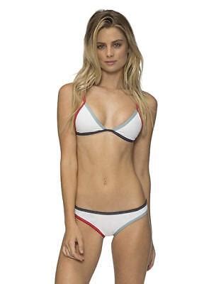 Tavik Americana Color Blocked Jett Bikini Swim Top Us Xsmall Ebay