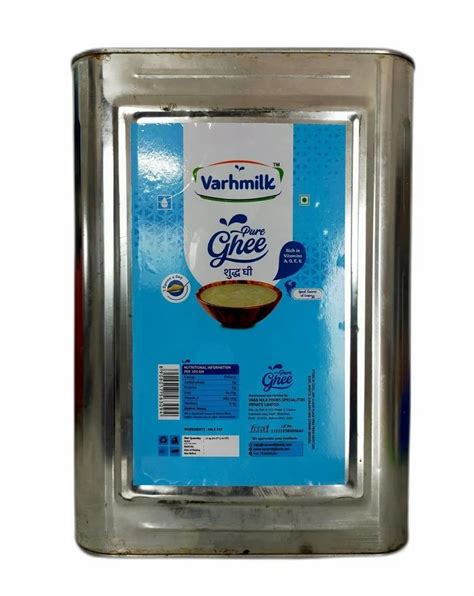 Varhmilk Pure Buffalo Ghee Kg Tin At Tin Milk Food Pure Ghee