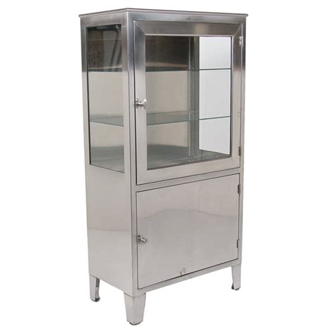 Stainless Steel Medical Cabinet At Stdibs Vintage Stainless Steel