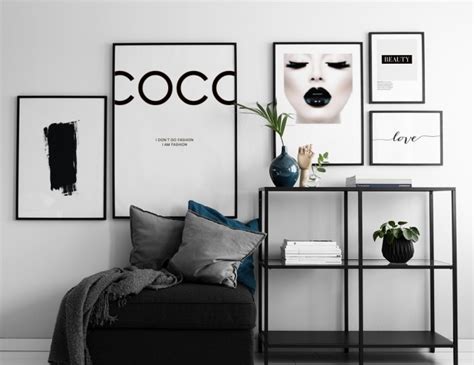 Coco Chanel Print Posters And Prints With Fashion Citations Prints