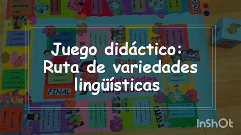 Juego didáctico Ruta de variedades lingüísticas YouTube