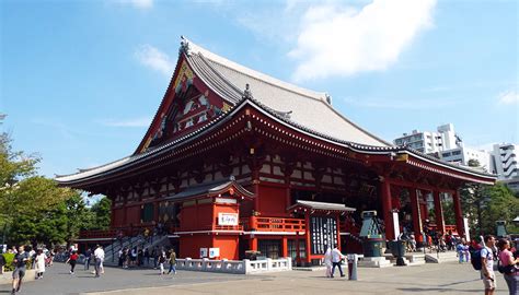 Templo Asakusa O Mais Famoso E Tamb M O Mais Cheio De T Quiovou Na