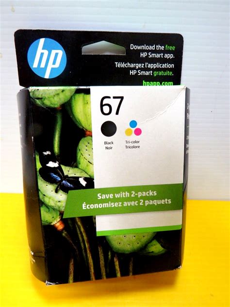 Used Genuine Sealed Hp Black Tri Colors Ink Cartridge Deskjet