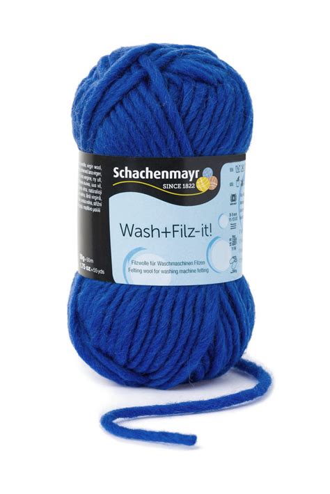 Wash Filz It Filzwolle Schachenmayr Azur Online Bestellen