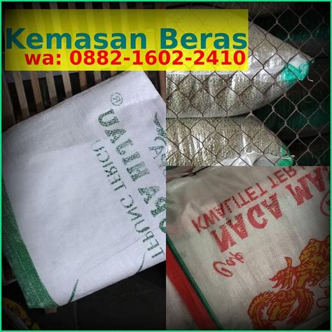 Ukuran Plastik Beras Kg Wa Harga Kemasan Beras Diskon