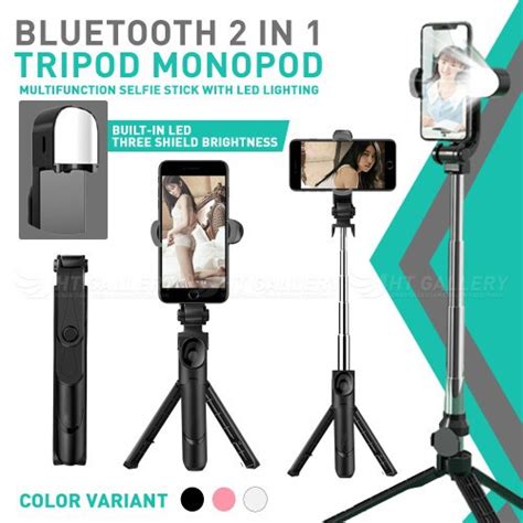 Jual Tongsis 3 In 1 Lampu S03 S Led Remote Control Tripod Stand