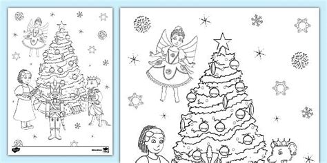 Nutcracker Colouring Page Teacher Made Twinkl