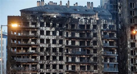 El Juzgado Ya Investiga El Incendio Del Edificio De Valencia Y Los