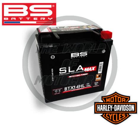 Batteria HARLEY DAVIDSON BTX14HL BS Sla Max GIA ATTIVATA HARLEY