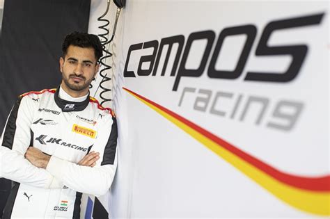 Kush Maini Completes Campos Racings Driver Line Up For 2023 Formula 2