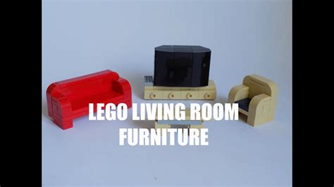 Lego Living Room Furniture Tutorial Youtube