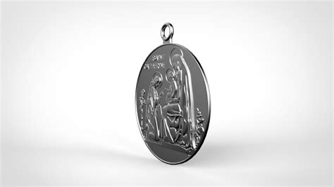 St. Catherine Siena Medal - 3D Print Model by Chtazi