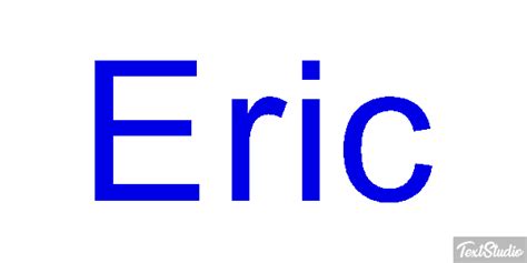 Éric Name Animated  Logo Designs