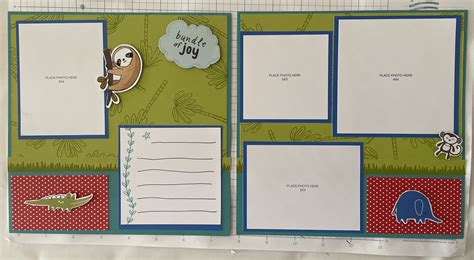 Sweet Safari Card Making Scrapbooking Layouts Cardmaking