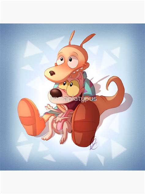 Rocko And Spunky Sticker For Sale By Immaplatypus Redbubble