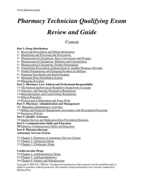 Pharmacytechnicianmcqreviewbookpdf Pharmaceutical Drug Pharmacy