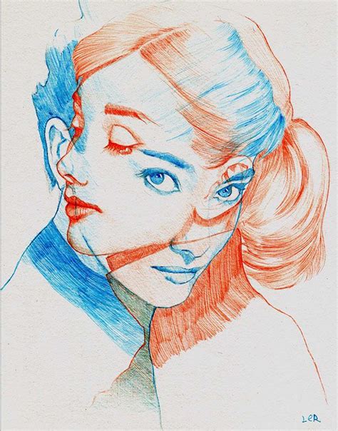 Ball Point Pen Art Audrey Hepburn On Behance Pen Art Illustration