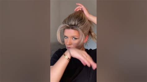 Pamela Anderson Bun Easy 90s Bun Tutorial Youtube