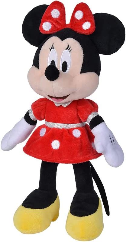 Peluche Disney Minnie Mouse Con Vestido Rojo De 35 Cm Juguetesland